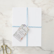 Boho Floral de Flores Silvestres Quadro de Agradec