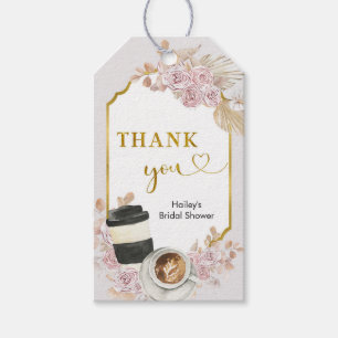Etiqueta Para Presente Boho Floral Love está criando café