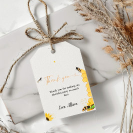 Etiqueta Para Presente Boho Honey Tema obrigado Você Aniversário