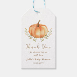 Etiqueta Para Presente Boho Pumpkin Fall Autumn Foliage Muito Obrigado
