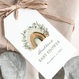 Etiqueta Para Presente Boho Rainbow Baby