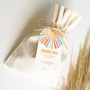 Etiqueta Para Presente Boho sunshor festa de aniversário solar favorece e