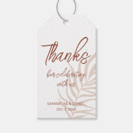 Etiqueta Para Presente Boho Wedding Obrigado