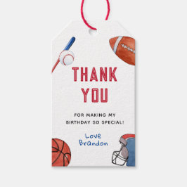 Etiqueta Para Presente Bolas Esportivas Aniversário Infantil 