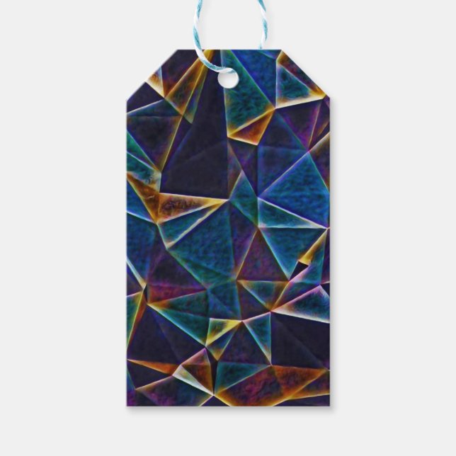 Etiqueta Para Presente Bolhas quebradas (Frente)