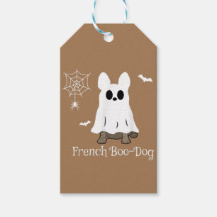 Etiqueta Para Presente Bolinho Francês Halloween Dog Dift Francês