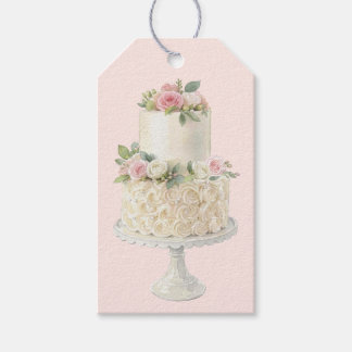 Etiqueta Para Presente Bolo Casamento Rosa