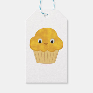 Etiqueta Para Presente Bolo de Milho de Desenho Animado Fofo