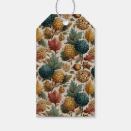 Etiqueta Para Presente Bolotas Douradas De Teal Luxurioso