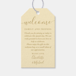 Etiqueta Para Presente Bolsa Amarela Casamento Favorito de Boas-vindas Bo