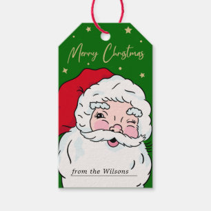 Etiqueta Para Presente Bonita Tag de presente de Natal Feliz Papai Noel