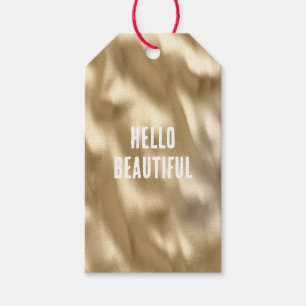 Etiqueta Para Presente Bonito Dourado Glam e Leopardo