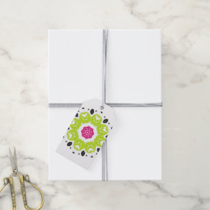 Etiqueta Para Presente Bonito Floral Paisley Personalizada