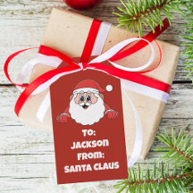 Bonito Vermelho de Papai Noel Personalizado