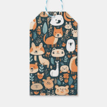 Bons animais divertem-se com decor design verde