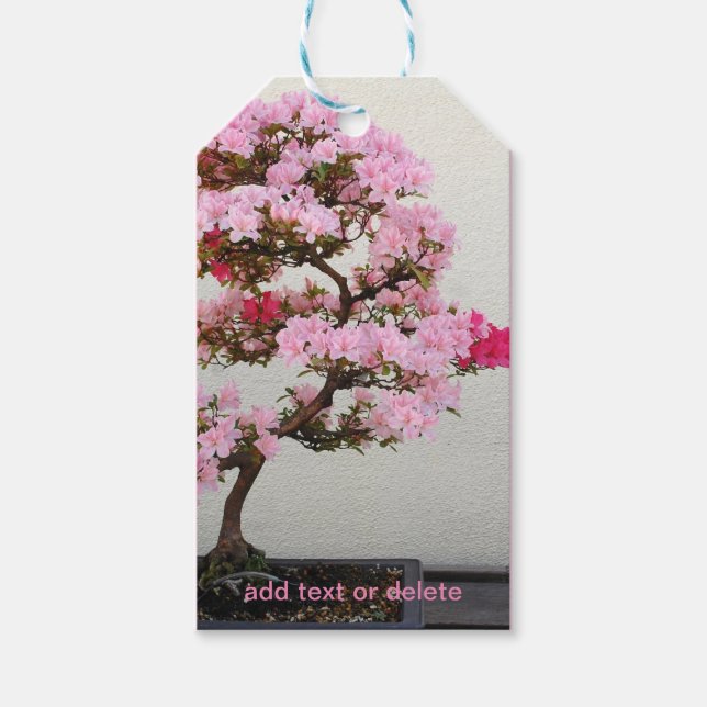 Etiqueta Para Presente Bonsai Tree (Frente)