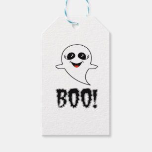 Etiqueta Para Presente Boo! Bonito Halloween Por Lucas Retro Classic