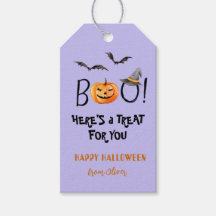 BOO Feliz Halloween Pumpkin Tenta Roxo