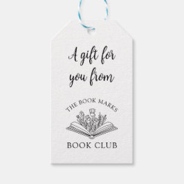 Etiqueta Para Presente Book Club Personalized A Gift From 