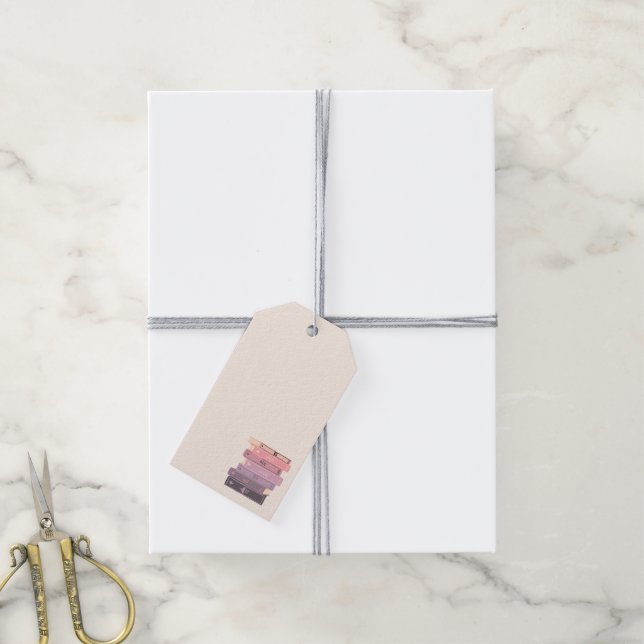 Etiqueta Para Presente Bookie (Com cordão)