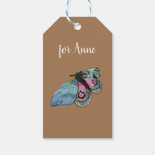 Etiqueta Para Presente Borboleta azul