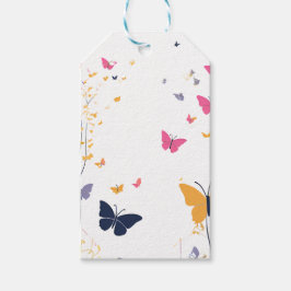 Etiqueta Para Presente Borboleta bonito