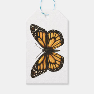 Etiqueta Para Presente Borboleta monarca