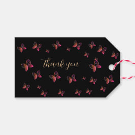 Etiqueta Para Presente borboletas voadoras natureza