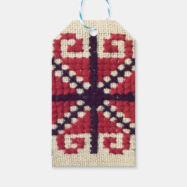 Etiqueta Para Presente Bordado Ucraniano