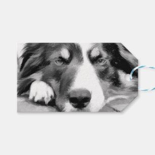 ETIQUETA PARA PRESENTE BORDER COLLIE