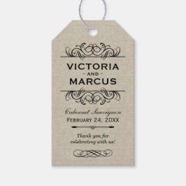 Etiqueta Para Presente Borracha De Vinho Borracha Monograma Marcas De Fav