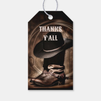 Etiqueta Para Presente botas de cowboy rustic fazenda a favor do partido 