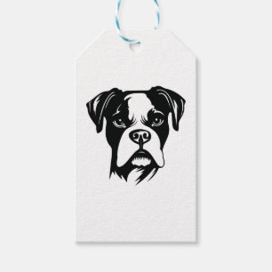 Etiqueta Para Presente Boxer Dog