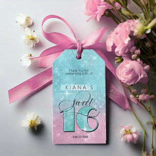 Etiqueta Para Presente Brilhe e brilhe a cerceta do doce 16/ID675
