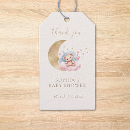 Etiqueta Para Presente Brilhe Estrela Dourada Lua Favor Obrigado