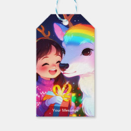 Etiqueta Para Presente Brilho de Natal Encantado