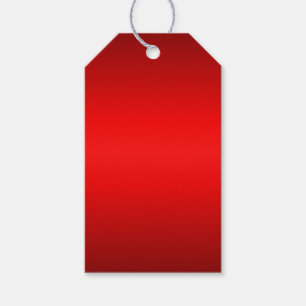 Etiqueta Para Presente Brilho Vermelho