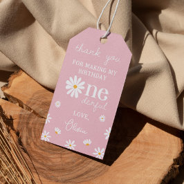 Etiqueta Para Presente Brincadeira Rosa Rosa, Aniversário Obrigado Tag