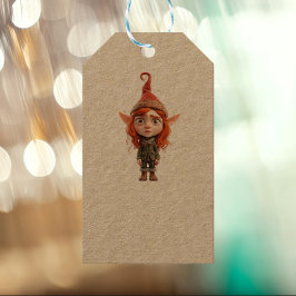 Etiqueta Para Presente Brincando De Mim, Elf Kraft De Natal Teen.