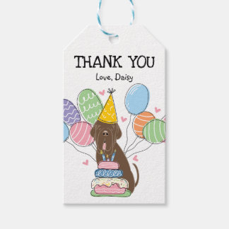 Etiqueta Para Presente Brown Neapolitan Mastiff Aniversário Favorece Etiq