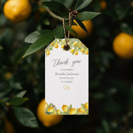 Etiqueta Para Presente Budget Main Squeeze Lemon Wreath Bridal Shower