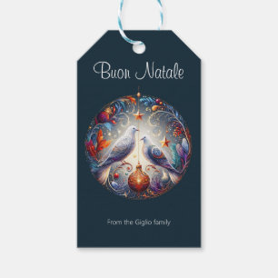 Etiqueta Para Presente Buon Natale 2 faz festa de Natal italiana