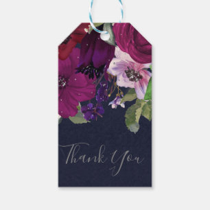 Etiqueta Para Presente Buquê Floral Fuchsia de Frutas Corajoso Favor Chic