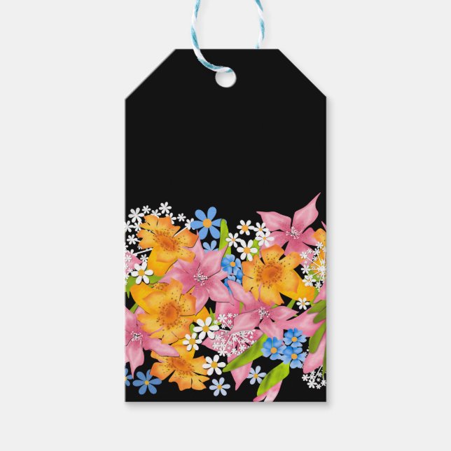 Etiqueta Para Presente buquê primavera (Frente)