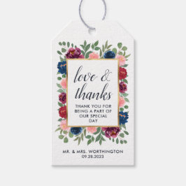 Etiqueta Para Presente Burgundy Blush Marinho Marsala Dourado Favor do Ca