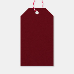 Etiqueta Para Presente Burgundy Kraft Gift Tags