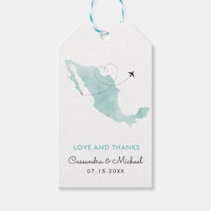 Etiqueta Para Presente Cabo San Lucas Casamento de Destino Obrigado