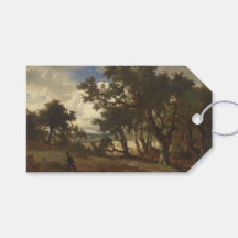 Caçador numa Paisagem Rural