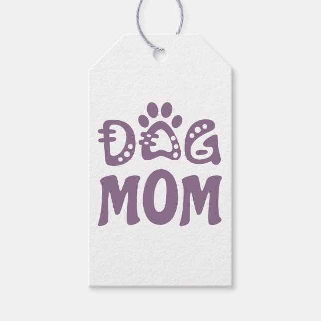 Etiqueta Para Presente Cachorro Mãe (Frente)