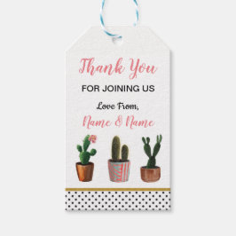 Etiqueta Para Presente Cactus Cactos Obrigado Marcar Casamento Bolinhas